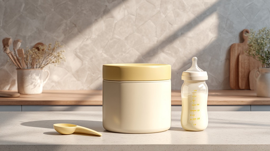 Posuda sa hipoalergenom formulom i kašičicom